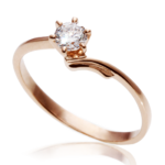 помолвочное кольцо классическое на заказ SGPP008